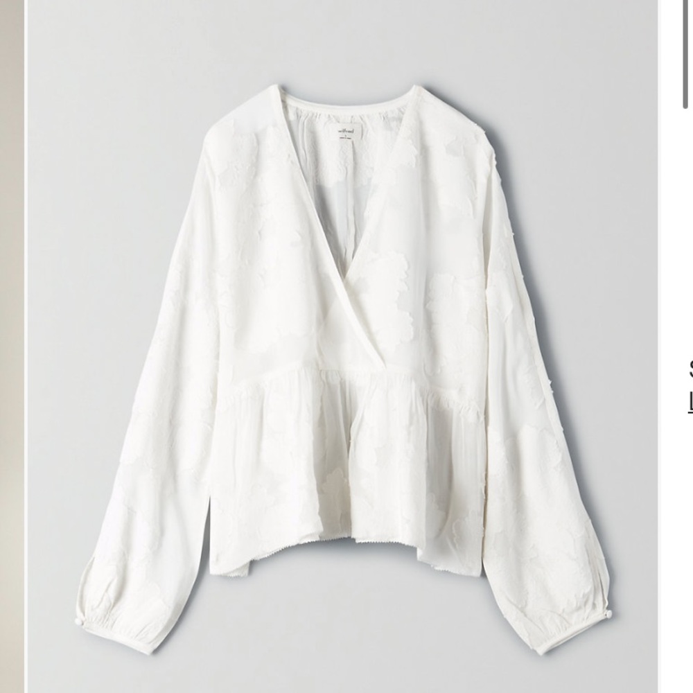 Wilfred Augustine/Peplum Blouse XXS